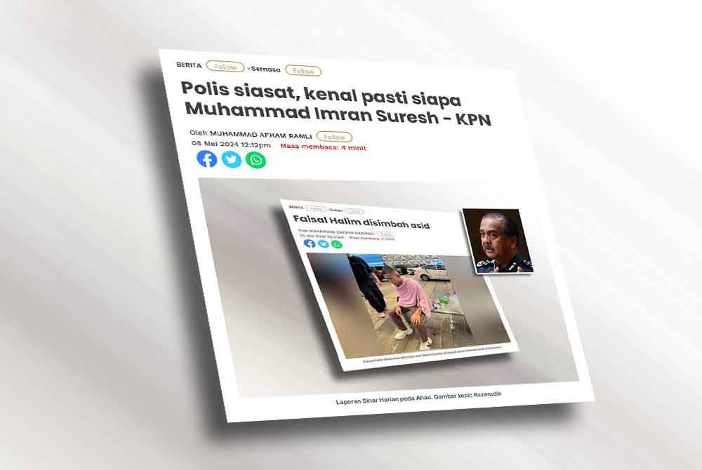 Laporan Sinar Harian.