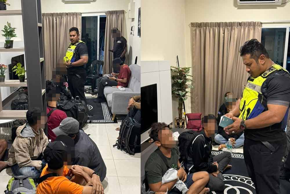 Sebuah inap desa di Telok Intan, Perak diserbu polis pada Selasa dan berjaya menahan PATI warga Indonesia.