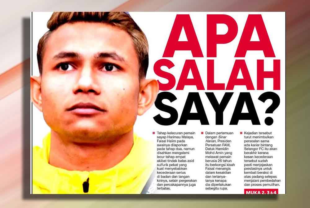 Laporan Sinar Harian pada 8 Mei.