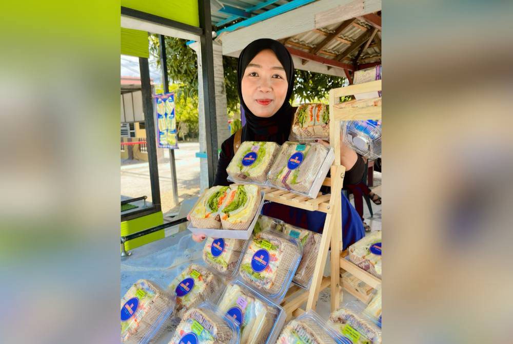 Yasmien Aiezzam tidak menyangka menjadi peniaga sandwich berjaya selepas membuat keputusan berhenti kerja sebagai guru.