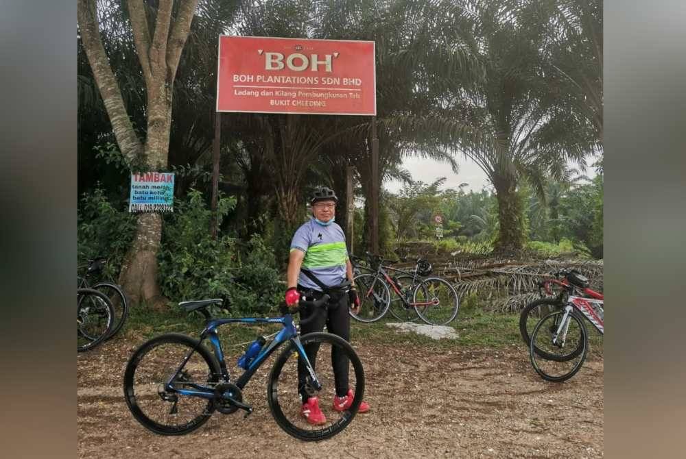 Masih aktif berbasikal untuk kekal sihat.