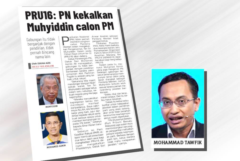 Laporan Sinar Harian pada Jumaat. (Mohammad Tawfik)