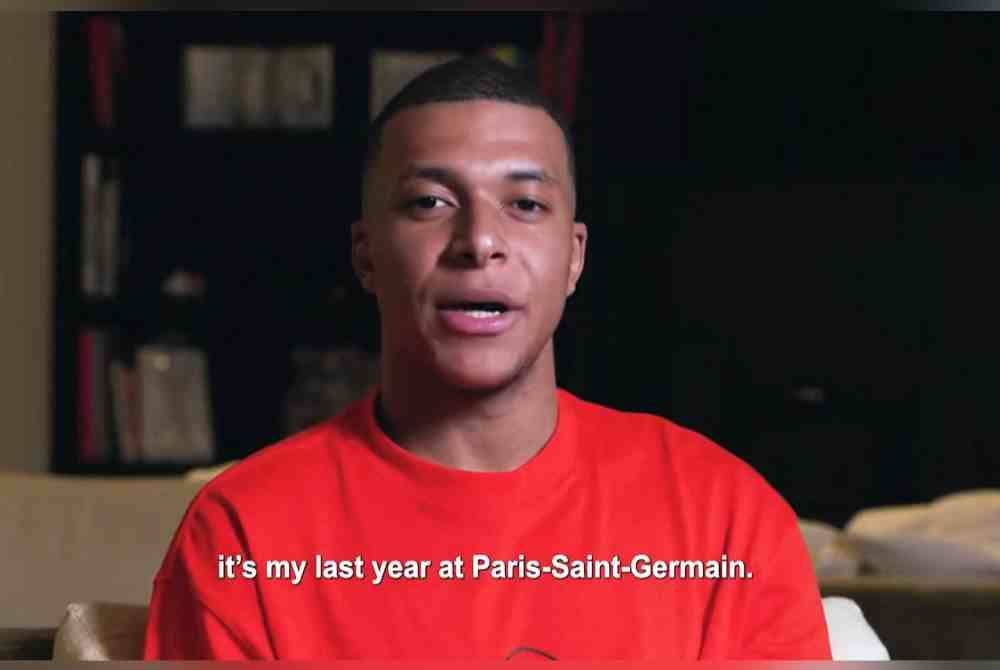 Mbappe akan meninggalkan PSG akhir musim ini untuk menyertai Real Madrid. Foto AFP