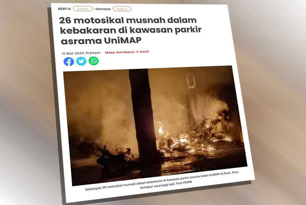 Laporan Sinar Harian.