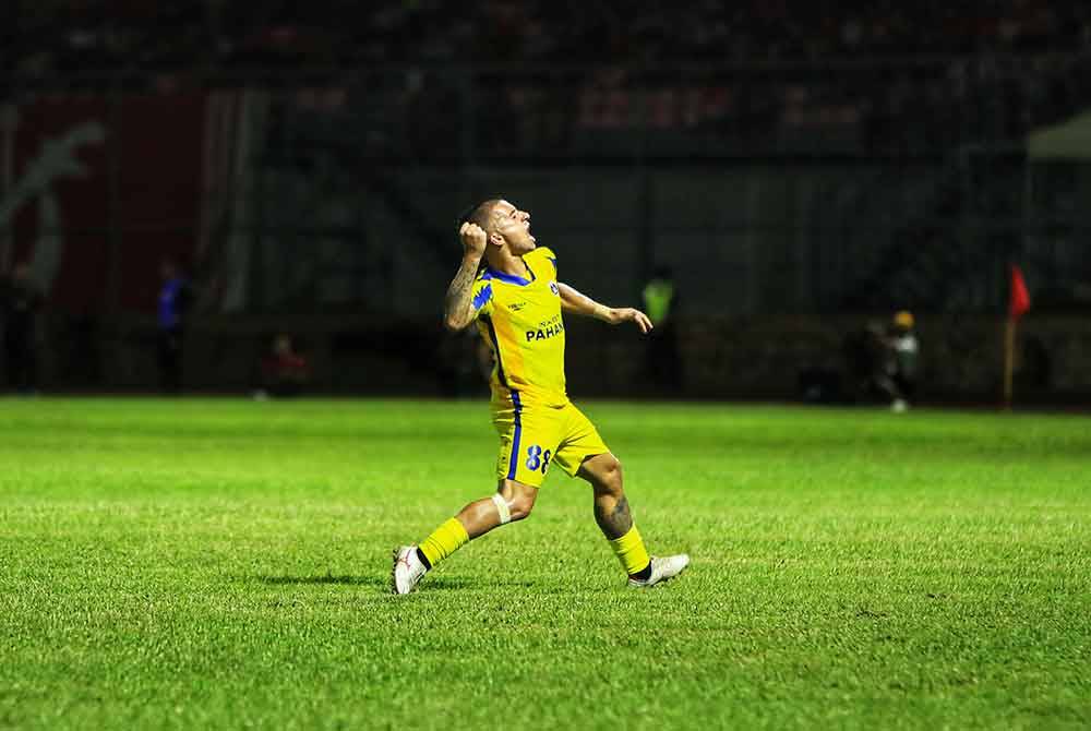 Hidalgo muncul wira Tok Gajah dalam aksi pembuka tirai Liga di Temerloh. Foto Ihsan Gawang.my