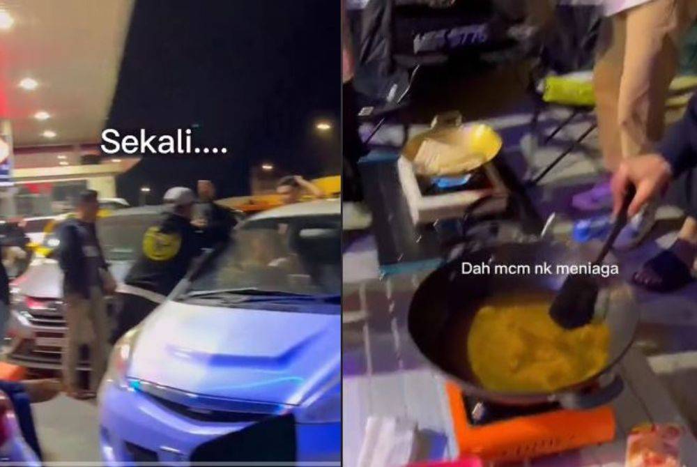 Tular di media sosial klip video memaparkan sekumpulan remaja 'berkelah' dan memasak di sebuah stesen minyak dipercayai di Genting Highlands.