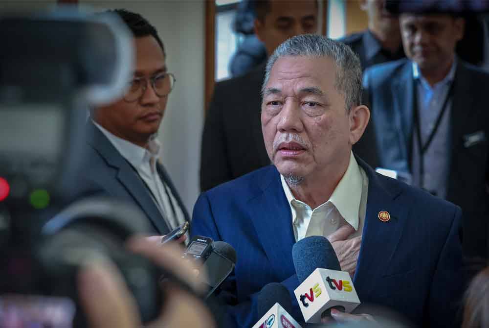 Fadillah bercakap kepada pemberita selepas mempengerusikan Mesyuarat Majlis Sains Negara (NSC) pertama bagi 2024 di Bangunan Perdana Putra pada Selasa. Foto Bernama