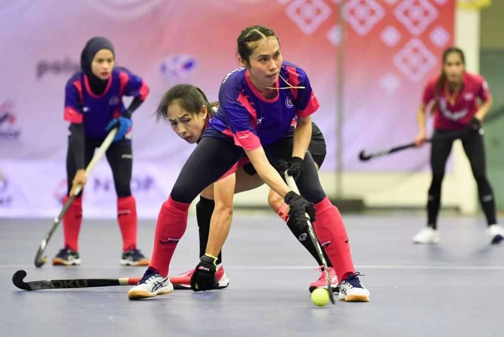 Antara aksi menarik perlawanan Malaysia menentang Thailand di Chonburi 2024.