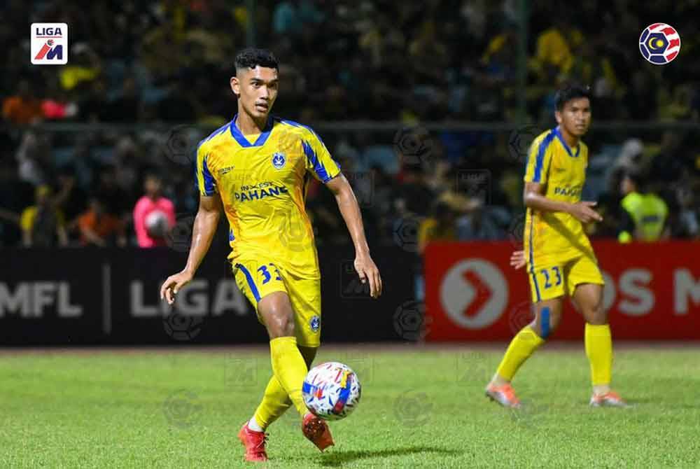 Saiful diturunkan buat kali pertama ketika Sri Pahang menentang KDN FC dalam saingan Liga Super hujung minggu lalu. Foto FB MFL