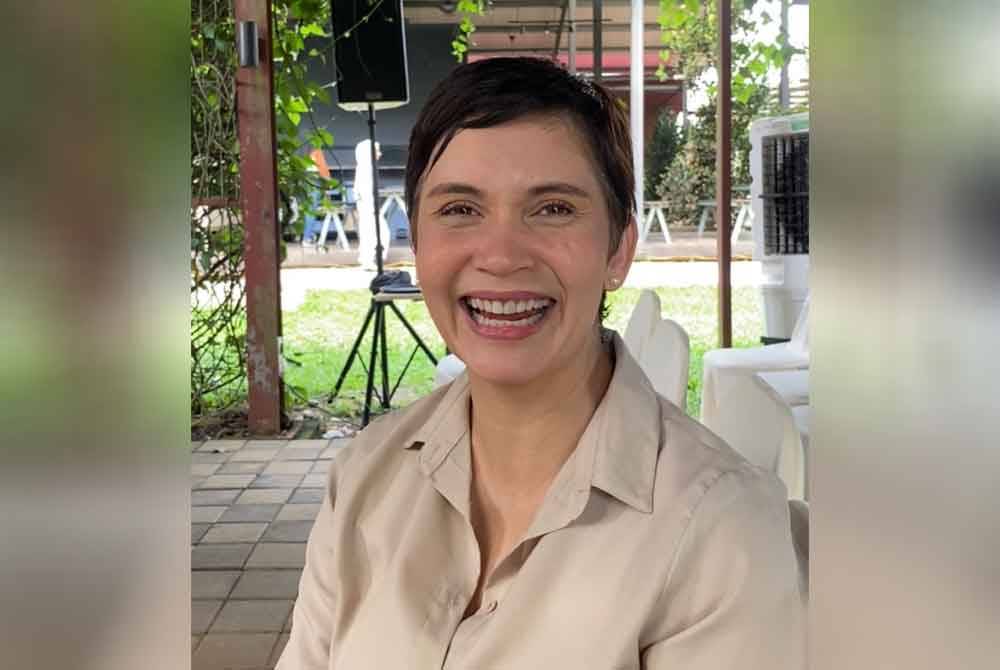 Julia ketika ditemui Sinar Harian di majlis Mum2Mum di The Acre by Farm Fresh pada Khamis.