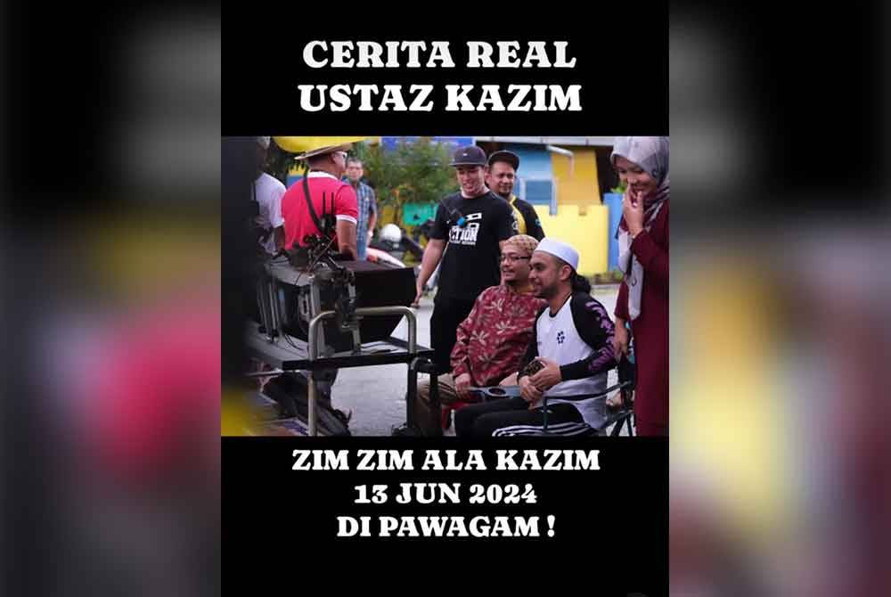 Zim Zim Ala Kazim akan mengangkat kisah sebenar yang dialami pendakwah dan pencermah bebas, Ustaz Kazim. Foto: Instagram cahayaasmawi