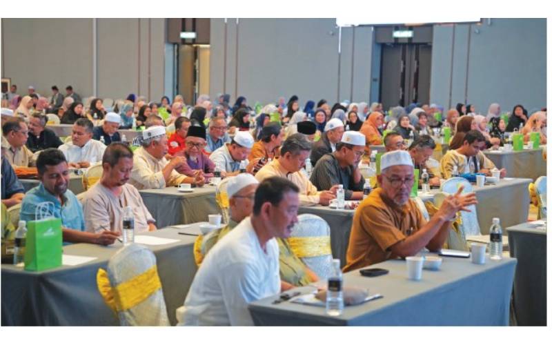 Para dhuyufurrahman memberi perhatian penuh dalam Kursus Haji Perdana Azzuha Siri Kedua 1445H.