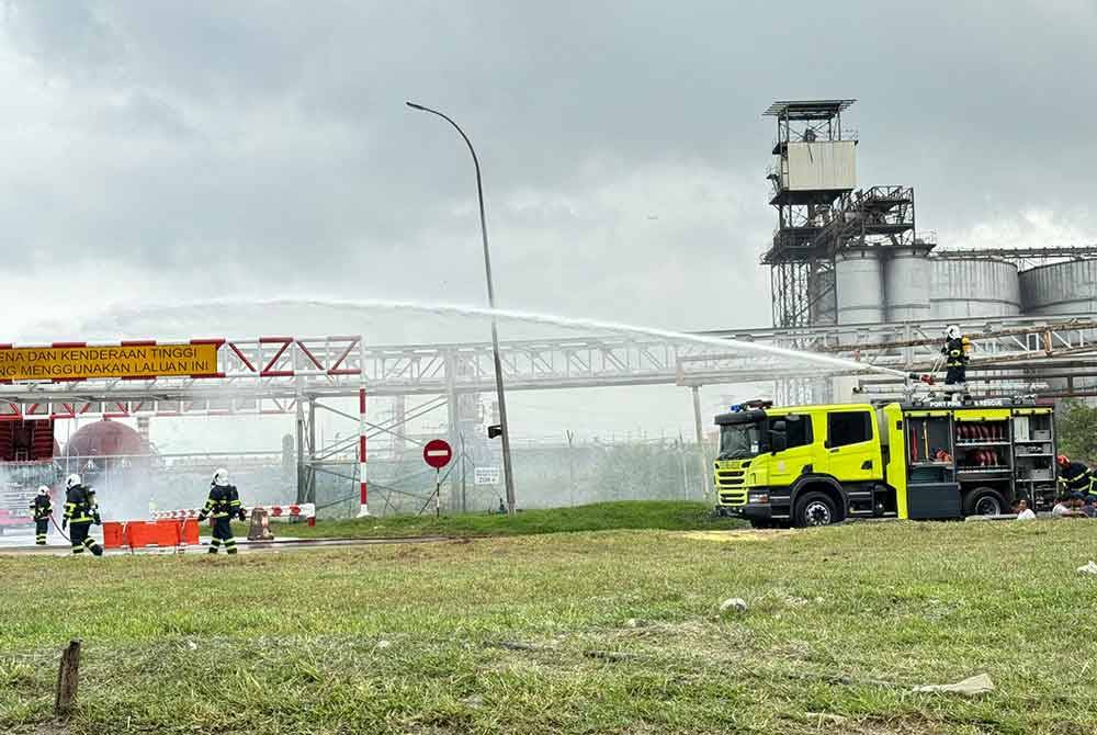 Semua agensi terbabit sedang menjalankan simulasi bencana industri di PBCT pada Selasa.