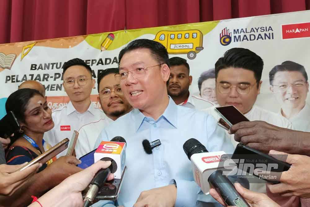 Kor Ming ketika bercakap kepada pemberita pada Rabu.