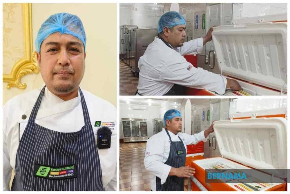 Ismadi yang berpengalaman dalam bidang perhotelan selama 10 tahun dan mempunyai kedai makan sendiri di Puchong memohon menjadi petugas musim haji kali ini kerana mahu menyahut cabaran. Foto Bernama