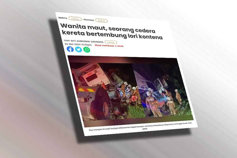 Laporan Sinar Harian.