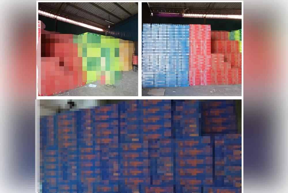 Antara hasil rampasan dalam Ops Taring Alpha 1 dan 2 Rabu lalu.