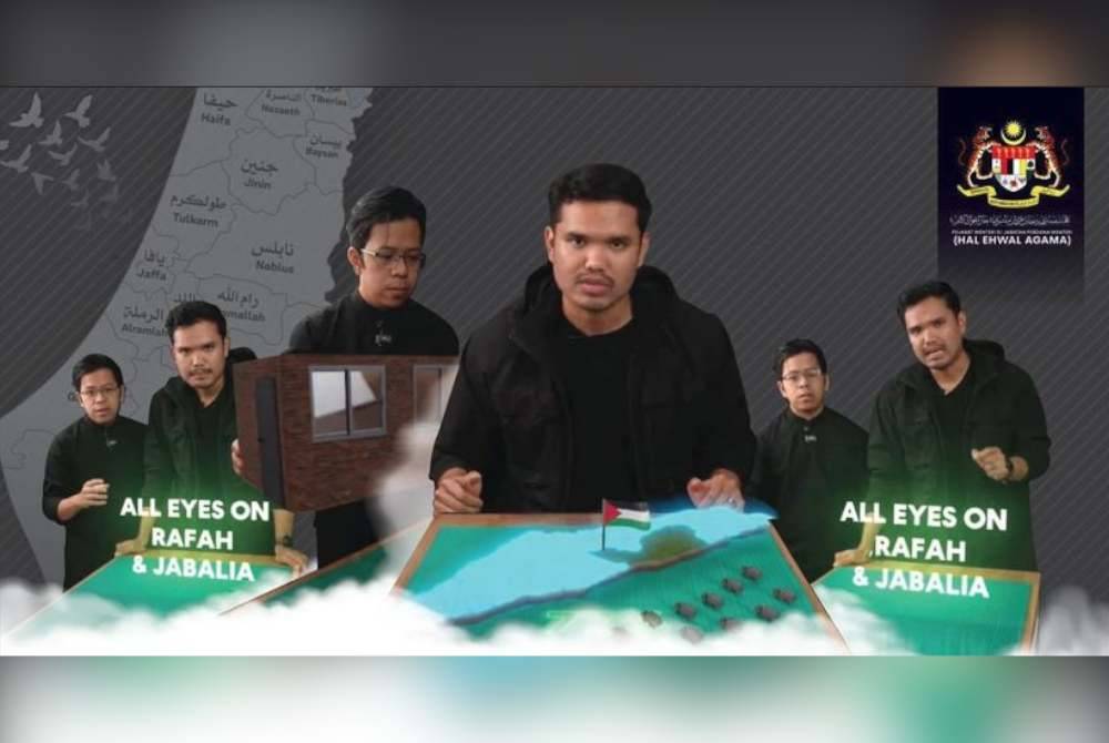 Hantaran poster dimuat naik Mohd Na'im di Facebook pada Ahad.