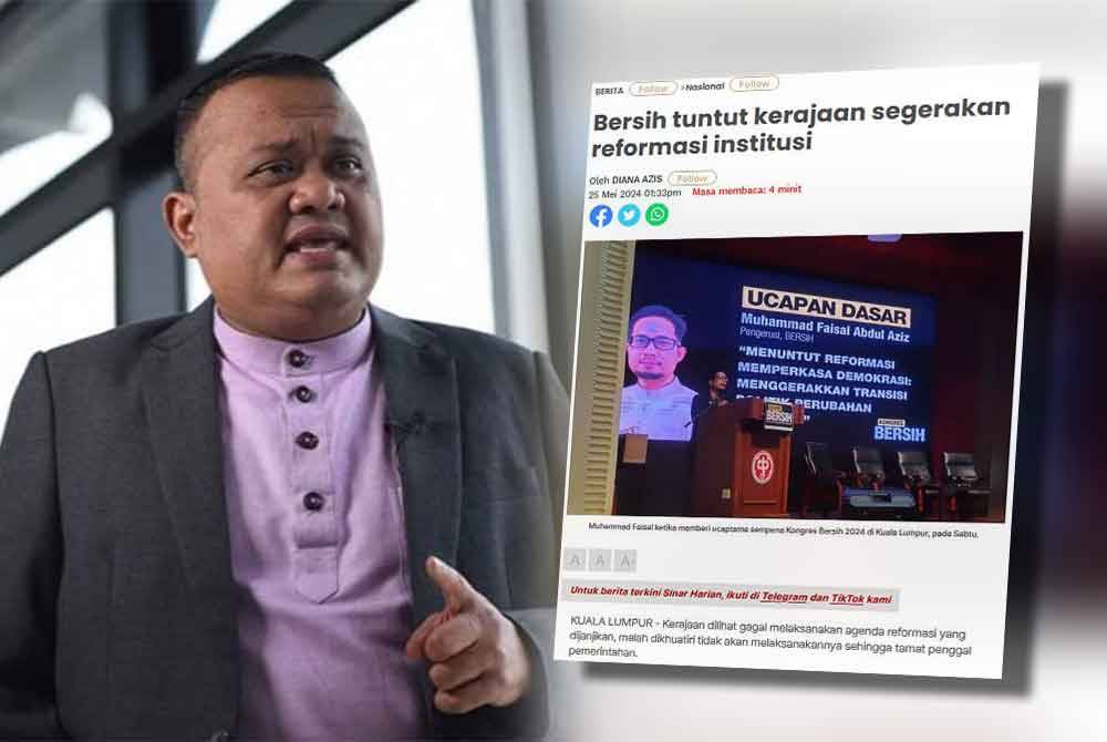 Mohd Sany berkata tidak timbul persoalan kerajaan perlahan dalam melakukan agenda reformasi sebagaimana dijanjikan kerana usaha melaksanakannya sudah dilakukan sebaik sahaja Kerajaan Perpaduan berkuasa.