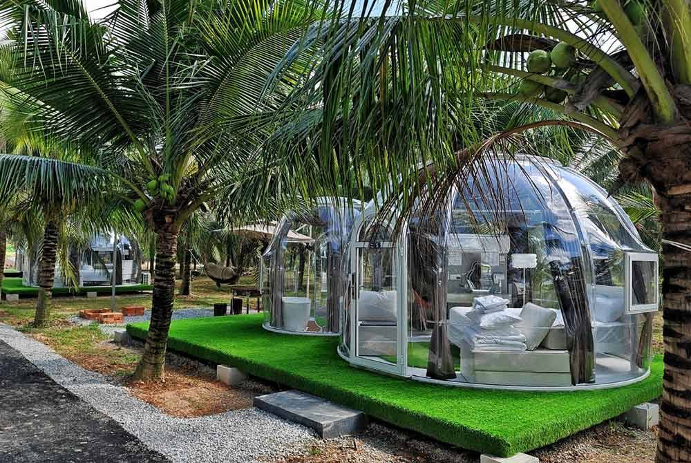 Khemah lut sinar menawarkan konsep penginapan berbeza yang pastinya memberikan pengalaman istimewa.