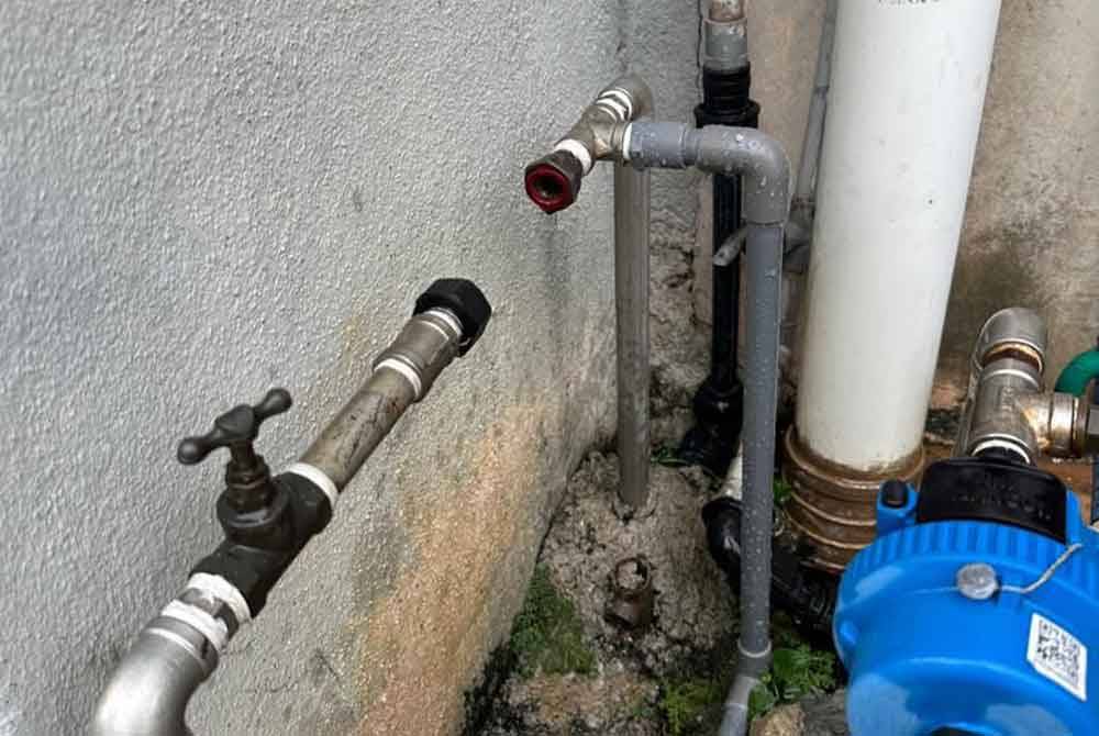 Setakat ini meter air empat rumah dilaporkan hilang akibat dicuri.