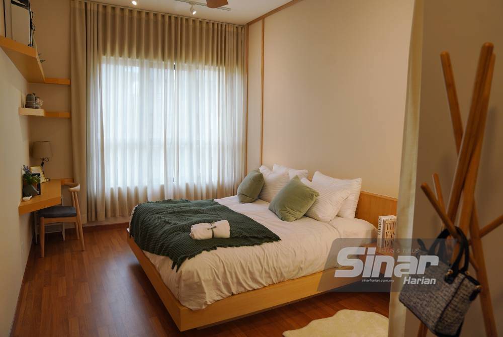 Reka bentuk binaan daripada 969 sehingga 1,690 kaki persegi sesuai untuk pembeli yang lebih muda dan ruang yang lebih besar untuk keluarga. Foto Sinar Harian-ROSLI TALIB