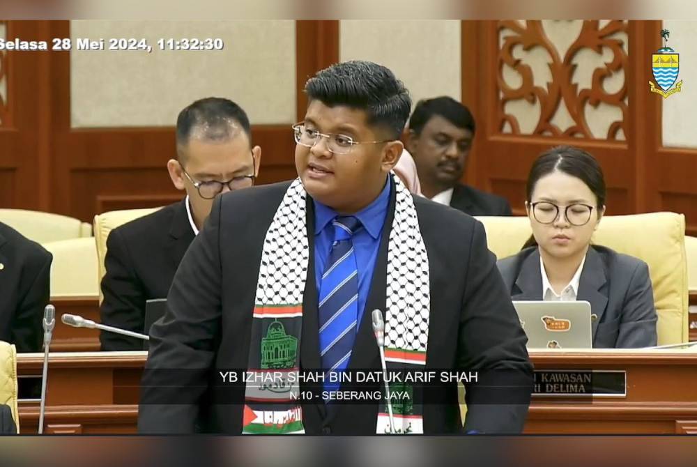 Izhar ketika membahaskan ucapan perasmian Yang di-Pertua Pulau Pinang (TYT), Tun Ahmad Fuzi Abdul Razak dalam Mesyuarat Pertama Penggal Kedua Dewan Undangan Negeri Pulau Pinang ke-15 di sini pada Selasa.