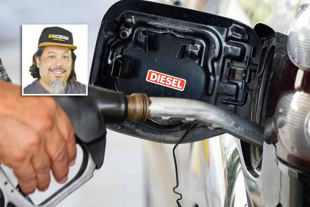 Shamsul (gambar kecil) menyifatkan cadangan supaya pemilik kenderaan diesel terpakai segera perbaharui cukai jalan dan daftar di bawah Budi Individu bagi mendapatkan pendapatan pasif setiap bulan adalah tidak munasabah.