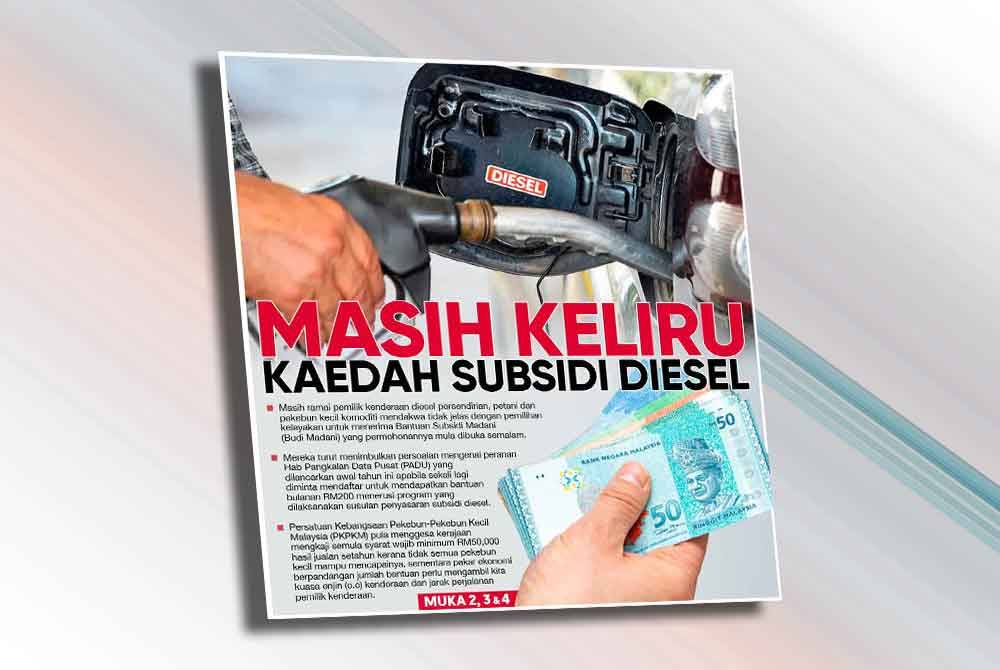 Laporan muka depan Sinar Harian pada Rabu.