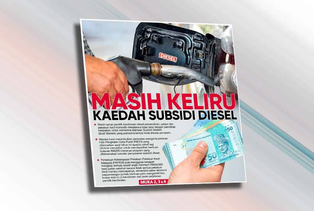 Laporan muka depan Sinar Harian pada Rabu.