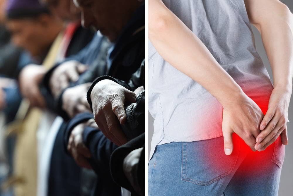 ELAKKAN solat dalam keadaan tahan kentut atau hadas seperti membuang air kecil dan besar.