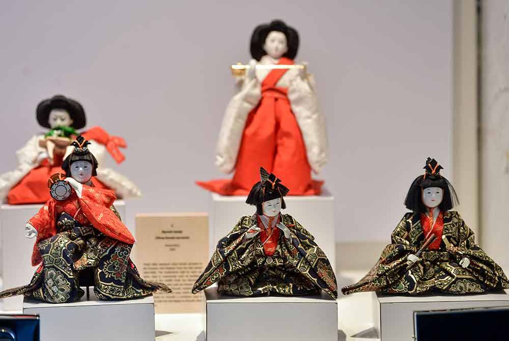 Antara anak patung Ningyo yang mempamerkan budaya dan tradisi Jepun dipaparkan kepada umum pada pameran Ningyo di Muzium Negara.