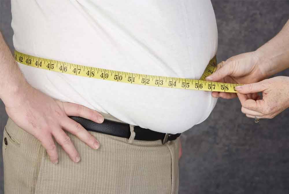 Masalah kegemukan rakyat Malaysia semakin membimbangkan.