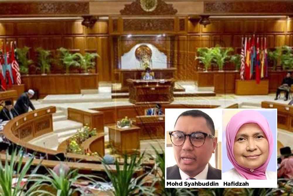 Mohd Syahbuddin dan Hafidzah kecewa apabila Persidangan Dewan Undangan Negeri (DUN) selama tiga hari hanya diadakan separuh hari sahaja.