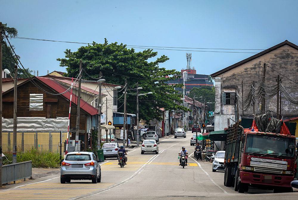 Gambar menunjukkan kawasan yang terletak di DUN Sungai Bakap. Foto Bernama
