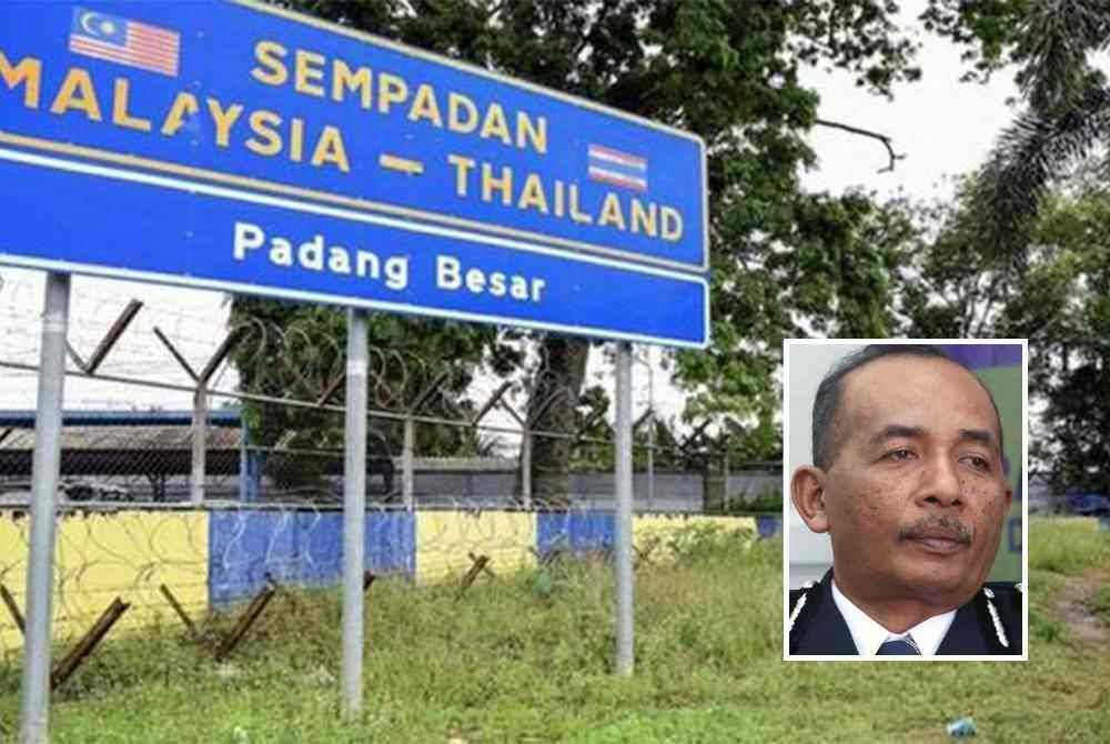 Polis Perlis akan membuat pemantauan dari semasa ke semasa di kawasan sempadan negara dalam usaha membanteras kegiatan penyeludupan minyak diesel. Gambar kecil: Muhammad