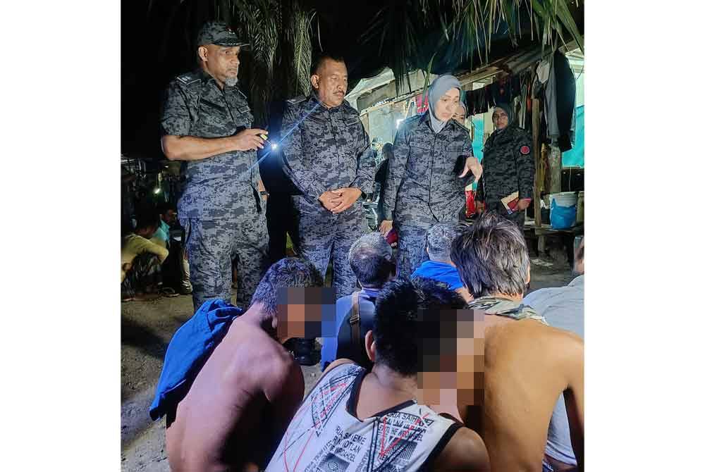 Hanya tujuh PATI warga Myanmar serta Nepal yang tidak sempat melarikan diri ditahan kerana tidak memiliki sebarang dokumen perjalanan sah.