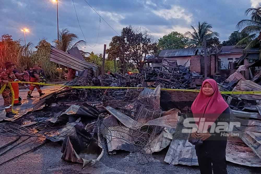 Wan Natasha memaklumkan hampir 30 motosikal di dalam bengkel gagal dialihkan dalam kejadian tersebut.