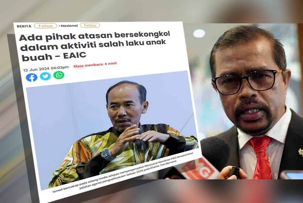 Laporan Sinar Harian pada Khamis. Adnan (kanan).