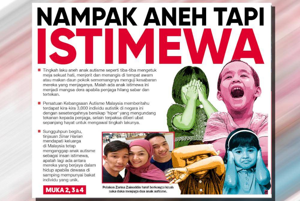 Laporan muka depan Sinar Harian pada Jumaat.