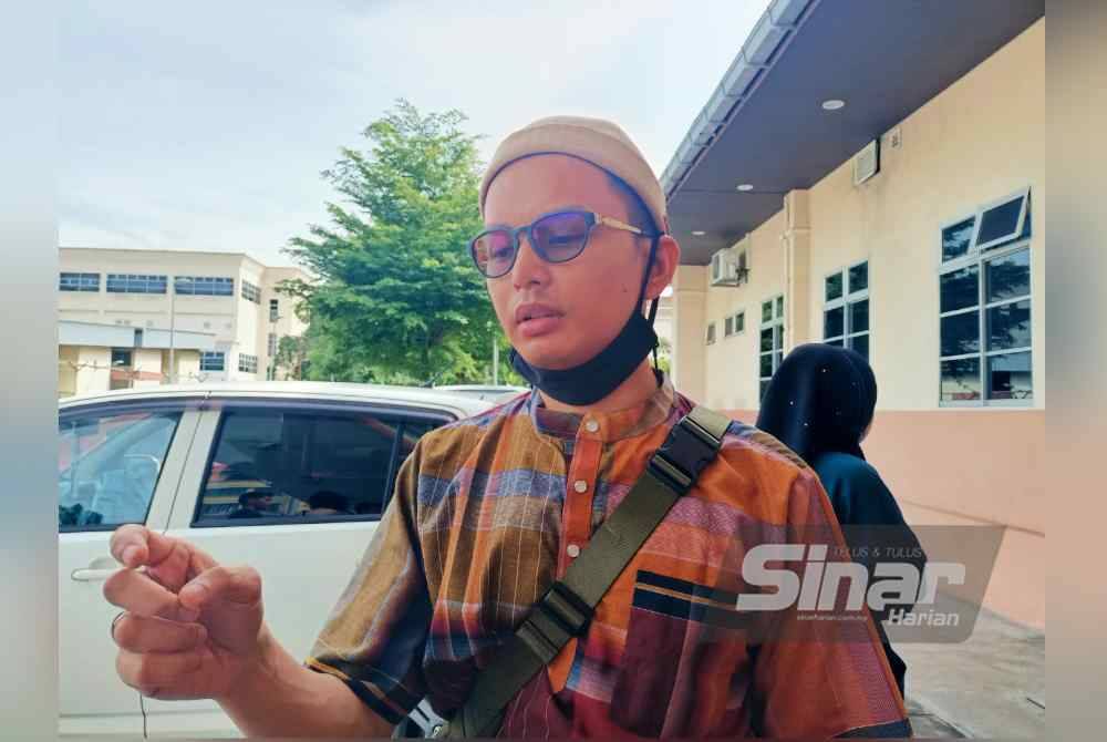 Syahiran ketika ditemui di Jabatan Forensik HRPB Ipoh pada Jumaat.