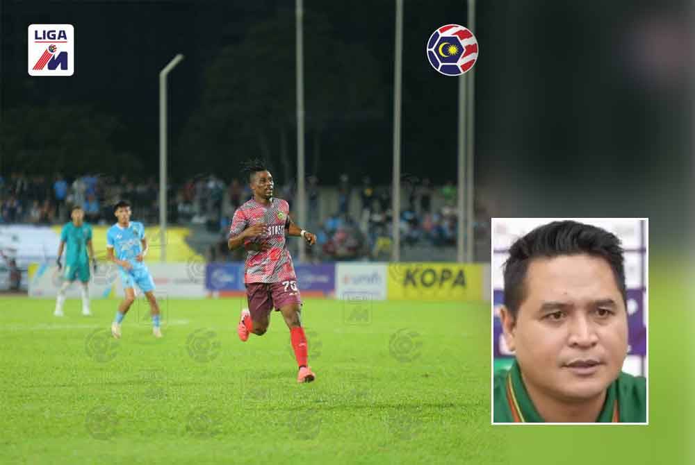 Assifuah menjaringkan gol kemenangan buat KDA FC menewaskan Penang FC 0-1 pada aksi Liga Super 2024-2025 di Stadium Bandaraya, malam Sabtu. Foto: MFL, gambar kecil: Nafuzi Zain