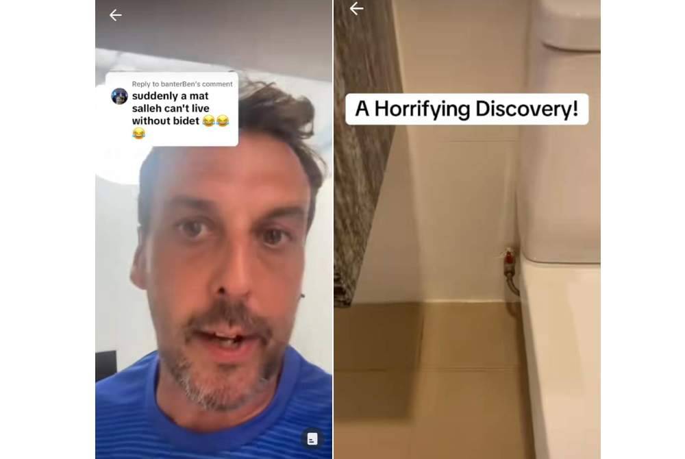 Tangkap layar video yang dimuat naik di TikTok baru-baru ini.