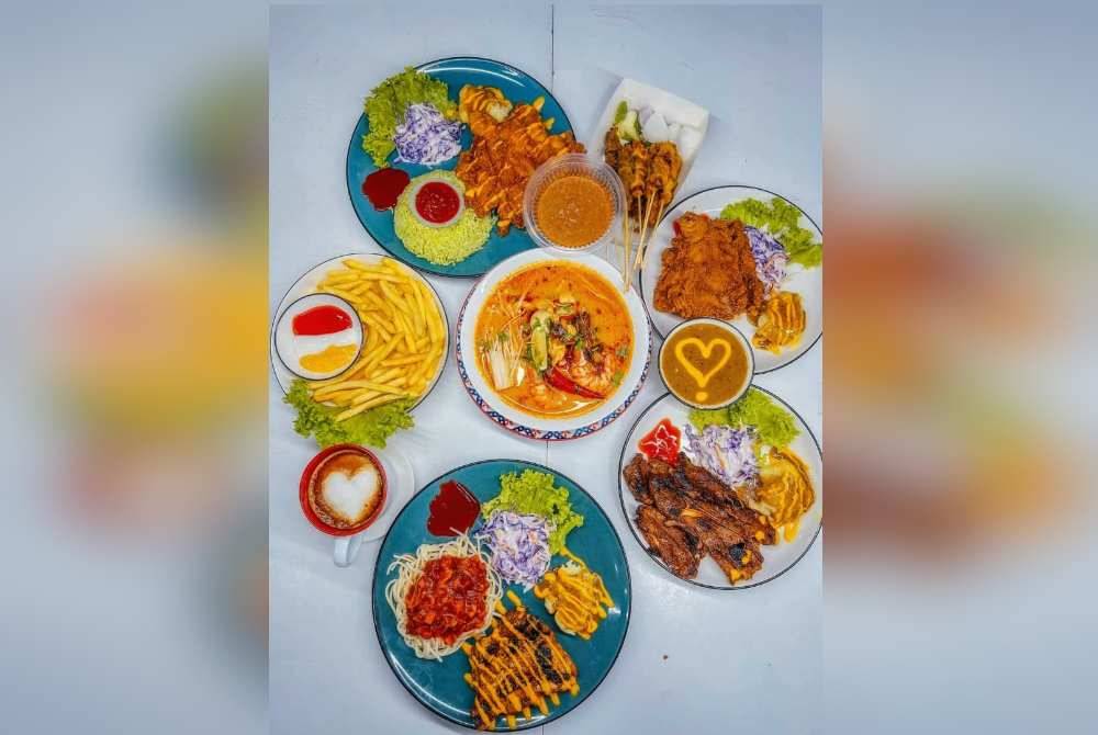 Antara menu yang disajikan di Eyka Rose Garden Coffee & Cafe.