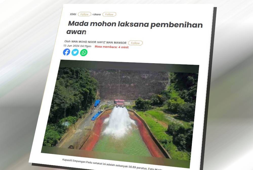 Laporan Sinar Harian.