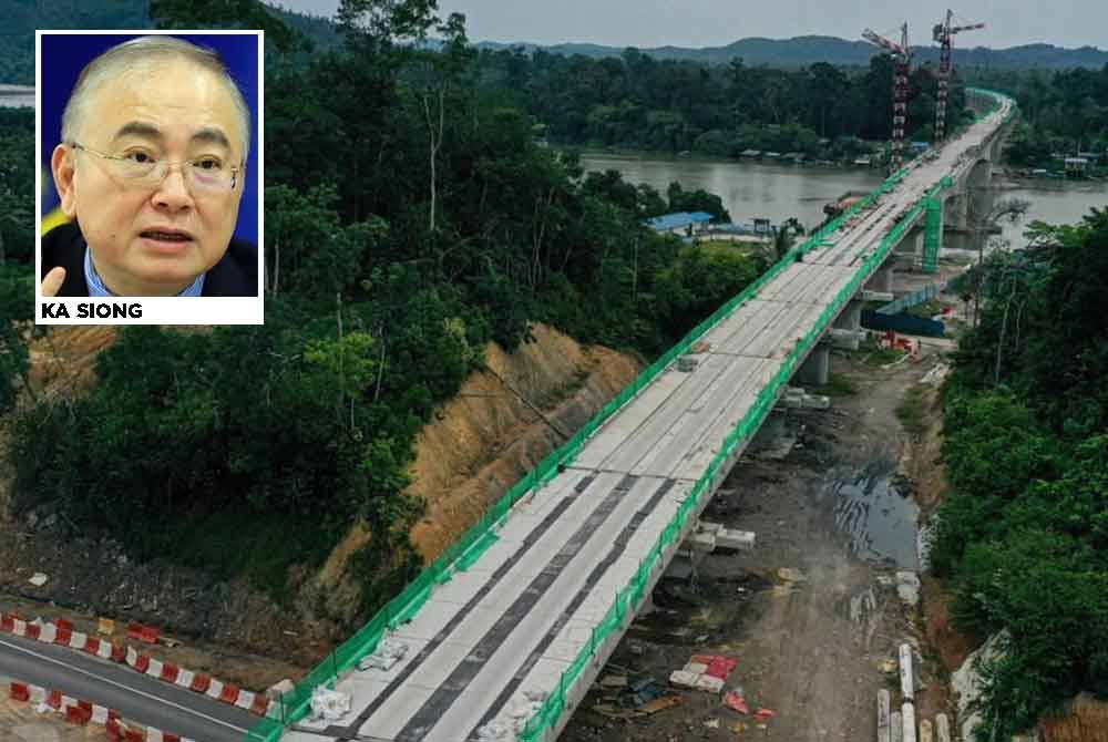 Projek ECRL melibatkan laluan sepanjang 665 kilometer itu sangat penting dalam memastikan pertumbuhan seimbang antara kawasan-kawasan kurang membangun termasuk negeri Pahang, Kelantan dan Terengganu. Gambar fail Bernama