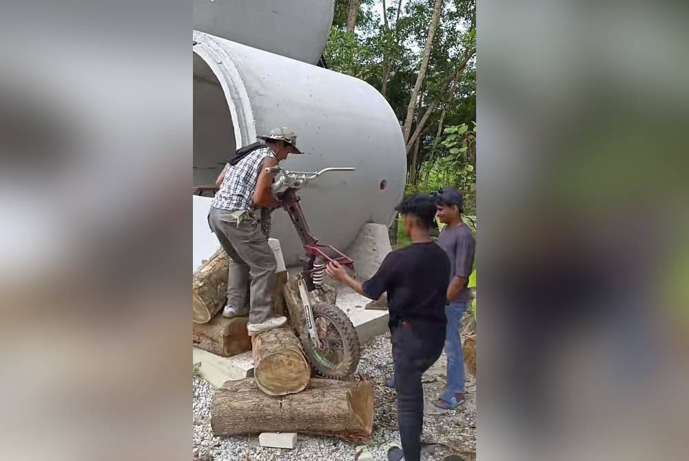 Tangkap layar hantaran Reza di TikTok.