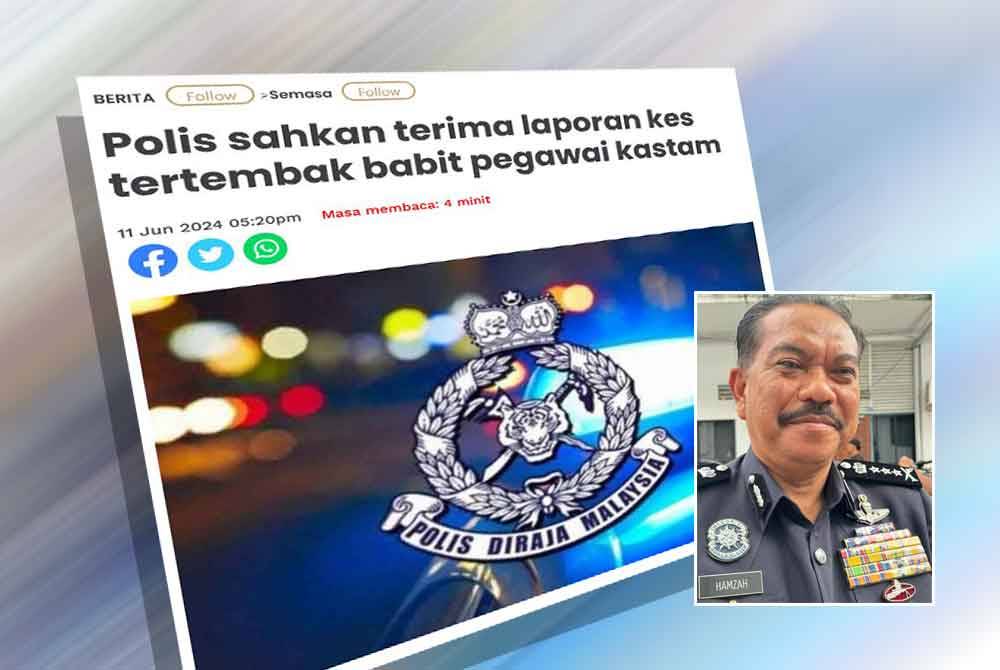 Laporan Sinar Harian. Gambar kecil: Hamzah