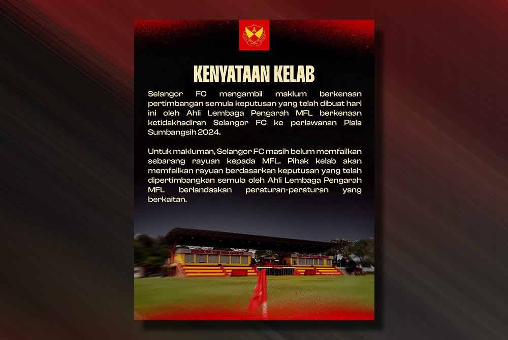 Kenyataan skuad Gergasi Merah pada malam ini.