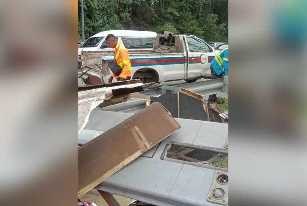 pacuan empat roda milik Jabatan Kemajuan Orang Asli (Jakoa) terbabit dalam kemalangan 